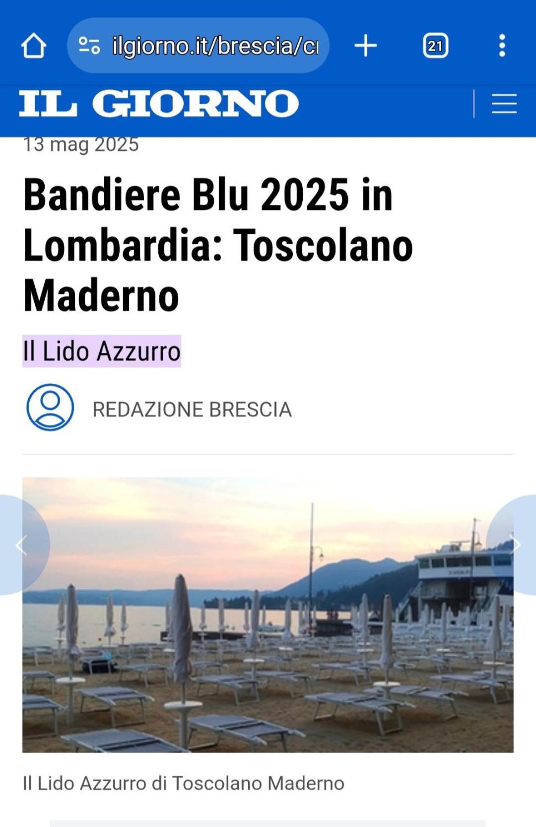 Appartamento Lido 'With Parking Space Included' Toscolano Maderno Eksteriør billede